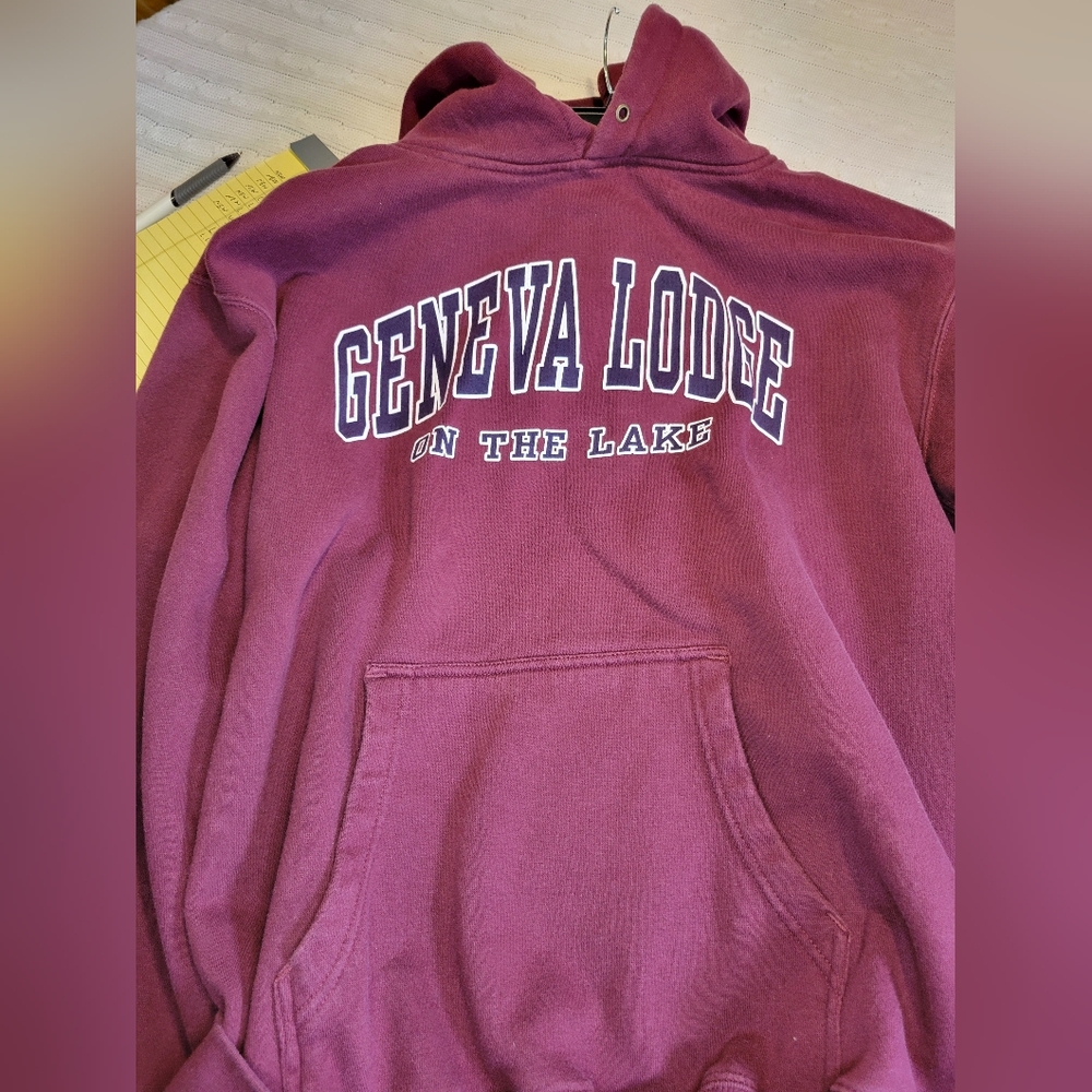Geneva Lodge Genevs On The Lake Maroon Hoodie